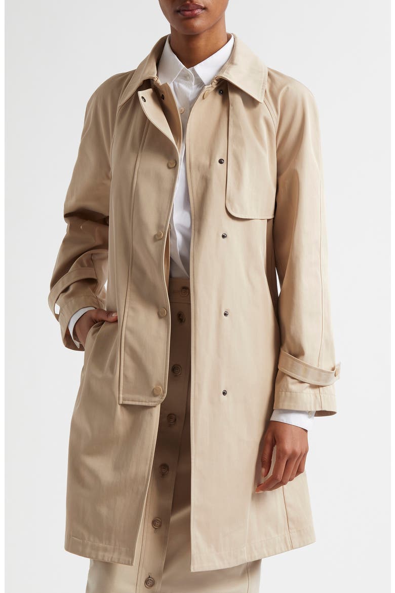 Tech Trench Coat, Main, color, BEIGE