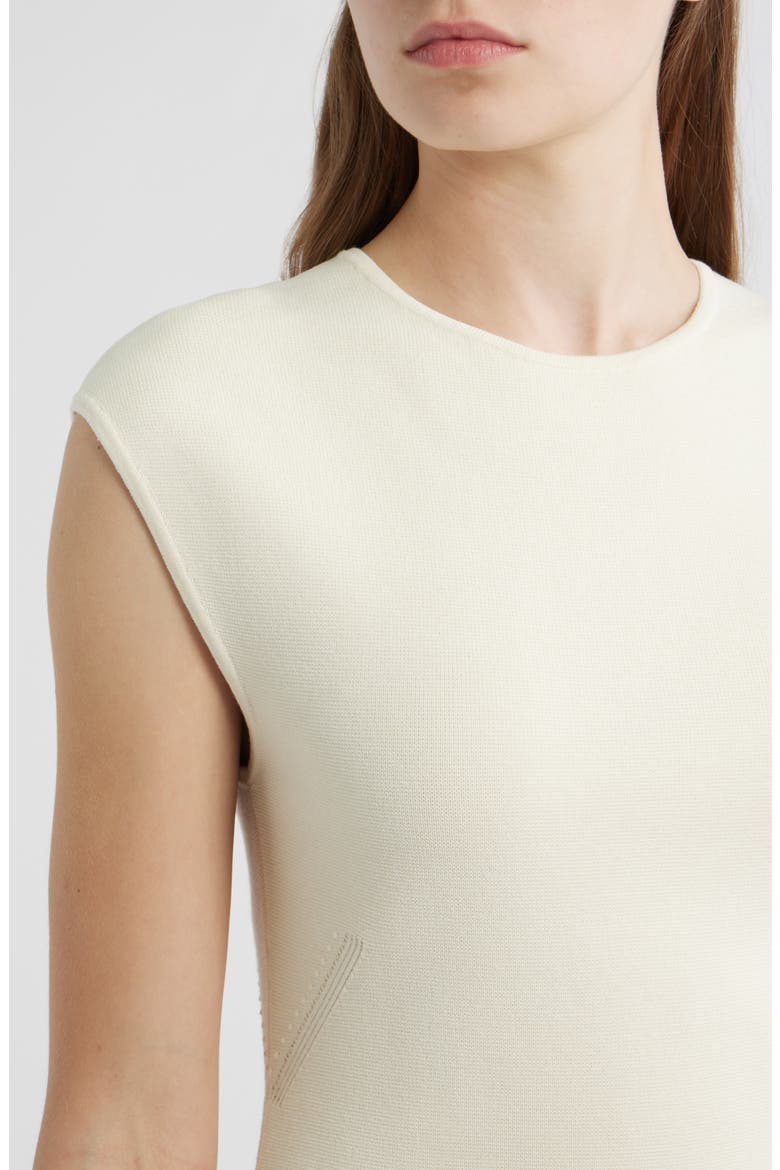 Farmera Zip Back Knit Top, Alternate, color, OPEN WHT