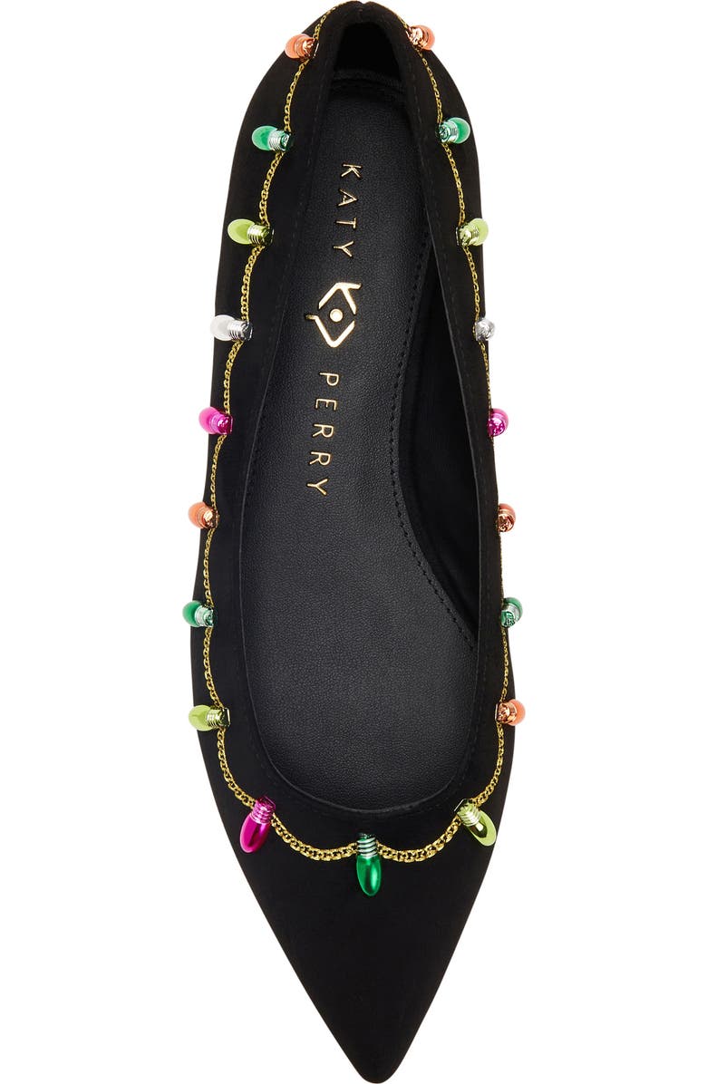Katy Perry The Hollie Christmas Pointed Toe Flat, Alternate, color,