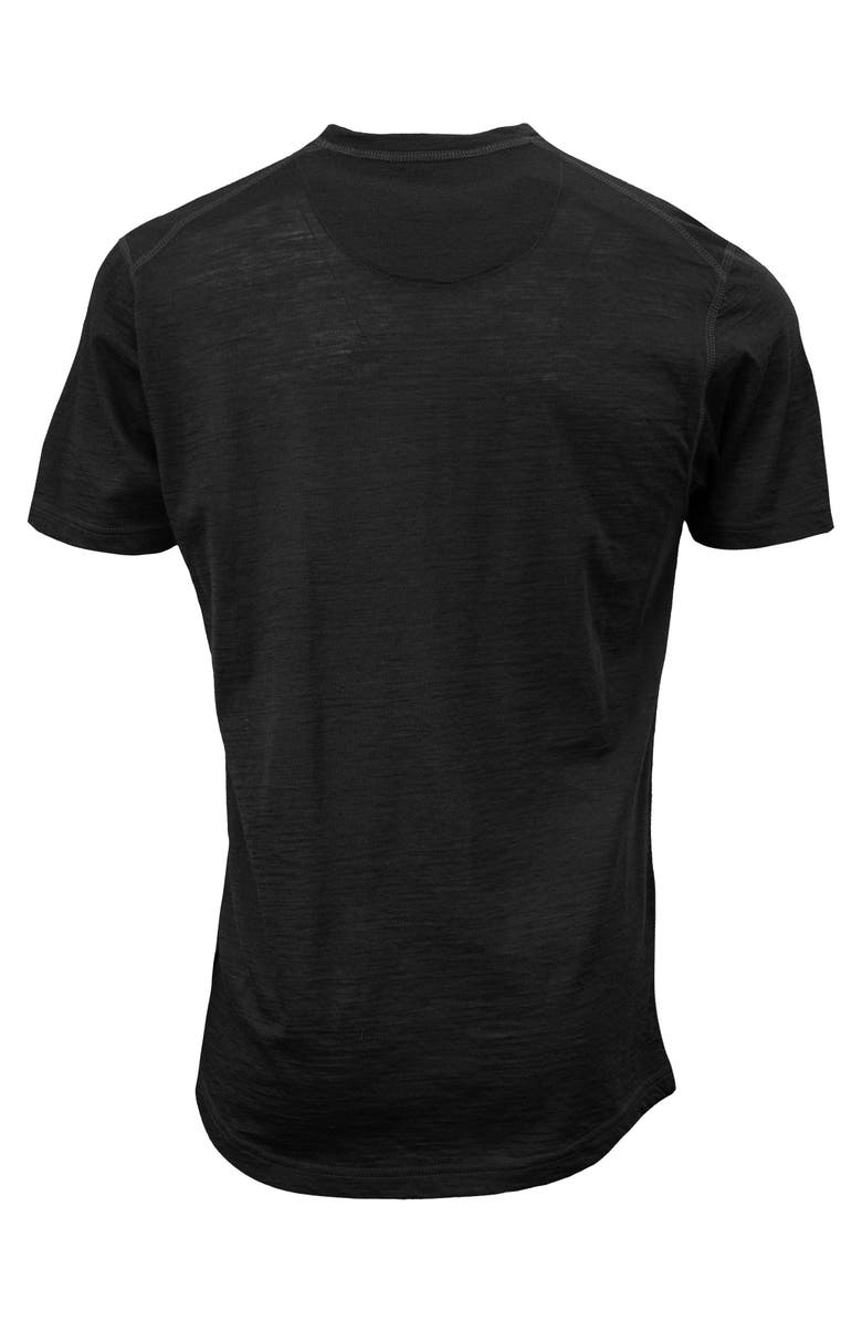 Lords of Harlech Cassius Merino Wool Jersey Crew Neck T-Shirt, Alternate, color, Black