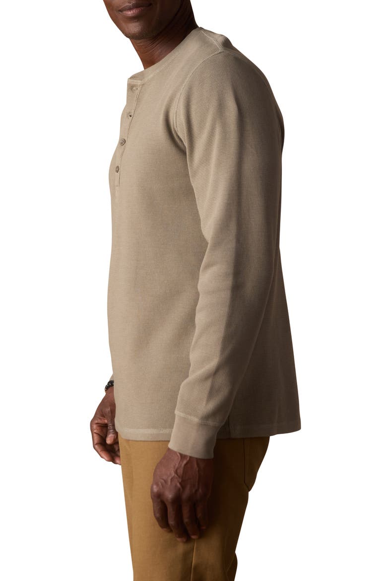 Vintage Thermal Mountain Henley, Alternate, color, MOSS