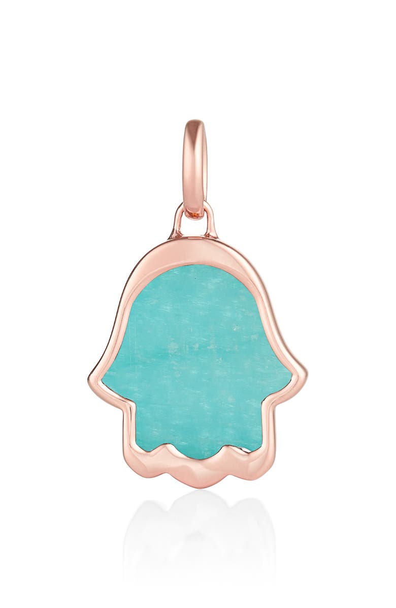 Monica Vinader Atlantis Hamsa Semiprecious Stone Enhancer, Alternate, color,