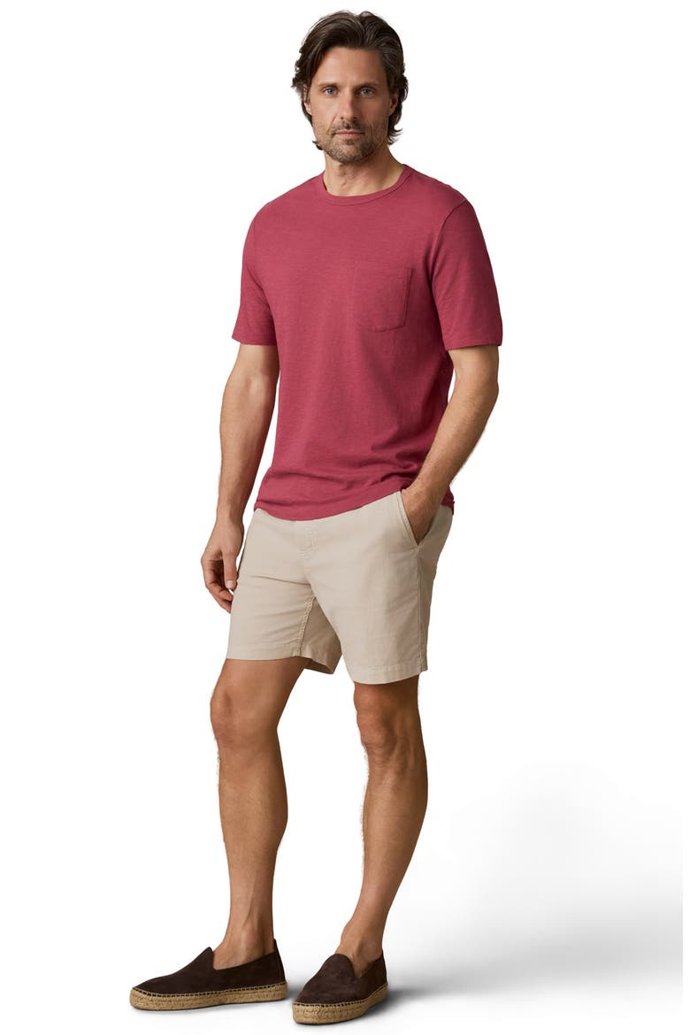 Sunwashed Pocket T-Shirt, Alternate, color, GULF RED