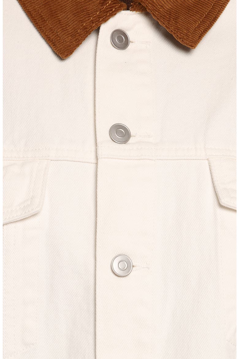 Larosa Denim Jacket, Alternate, color, IVORY
