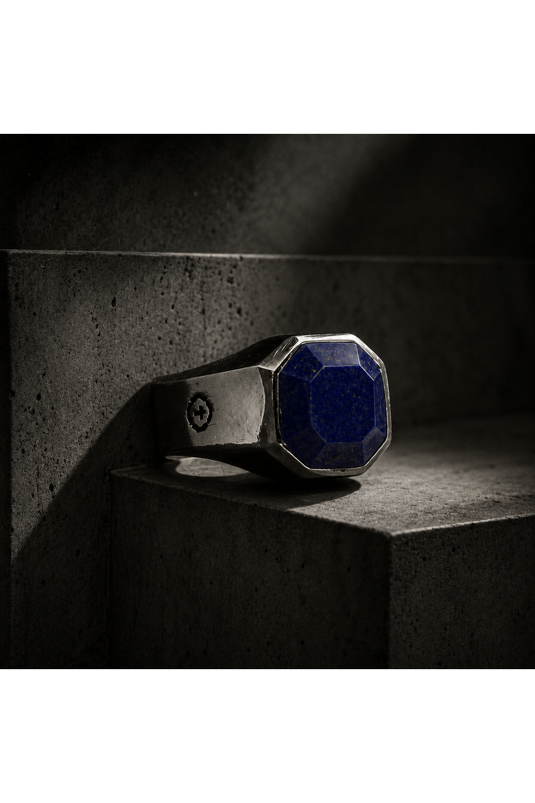 Blue Lapis Silver Ring, Alternate, color, Blue Lapis