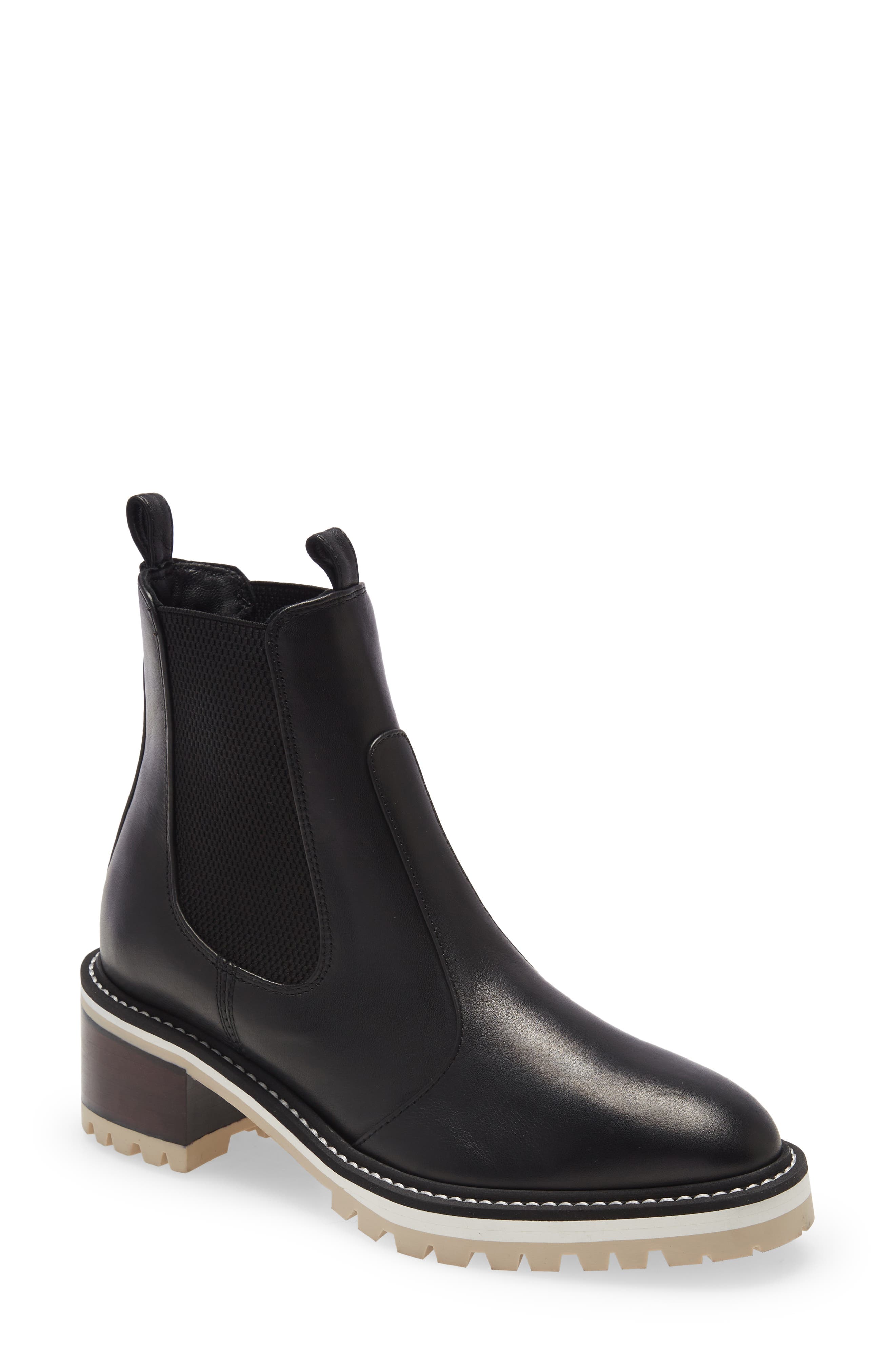 Aquatalia Sam Weatherproof Leather Chelsea Boot, Main, color, 