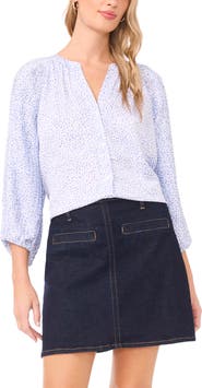 Vince Camuto Abstract Print Button-Up Shirt
