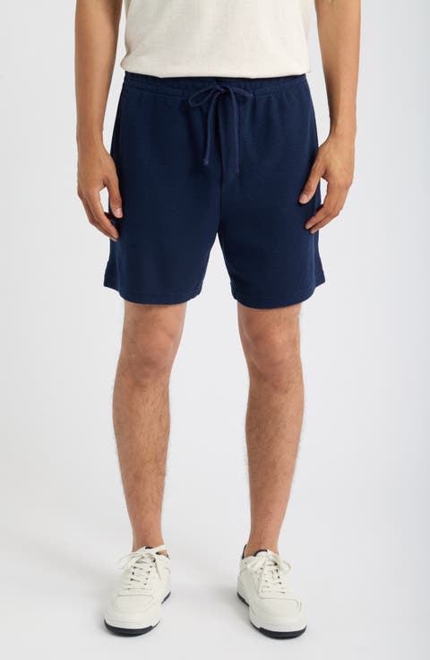 6-Inch Textured Pointelle Drawstring Shorts