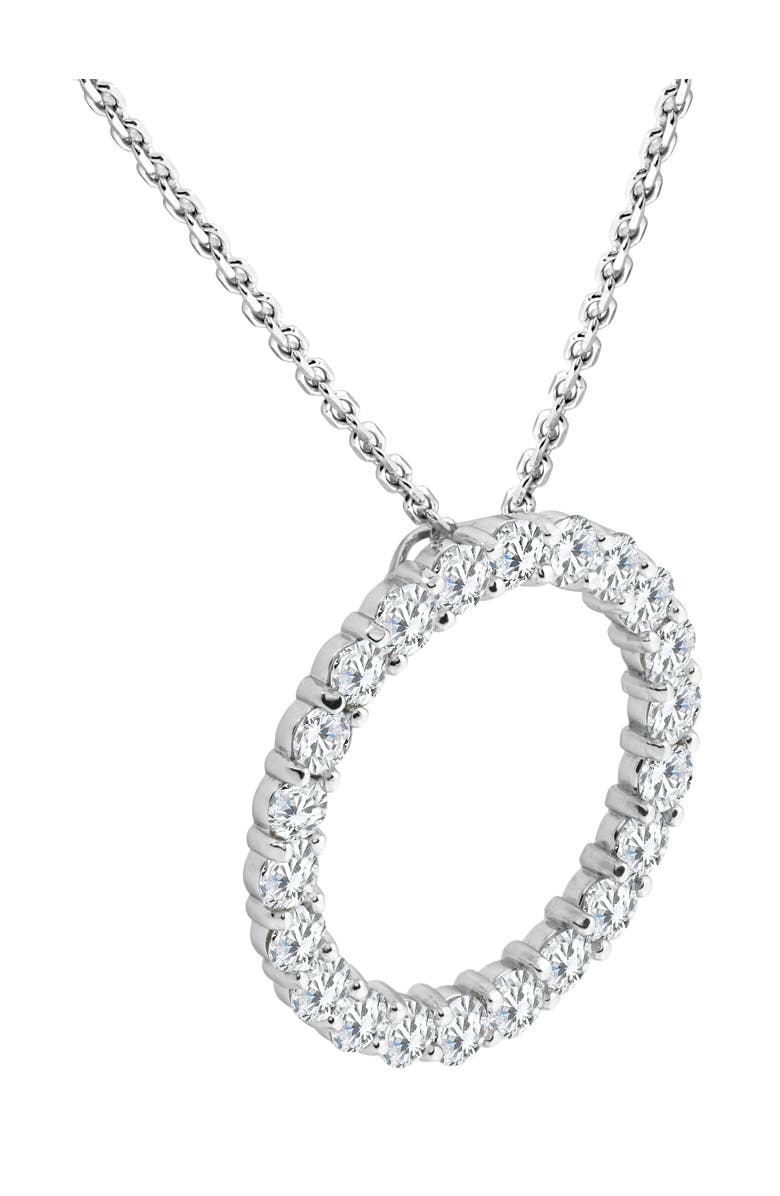 Bliss Diamond 5ct Diamond Circle Pendant 14K Gold Lab Grown, Alternate, color,