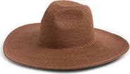 Nordstrom Packable Wide Brim Straw Panama Hat