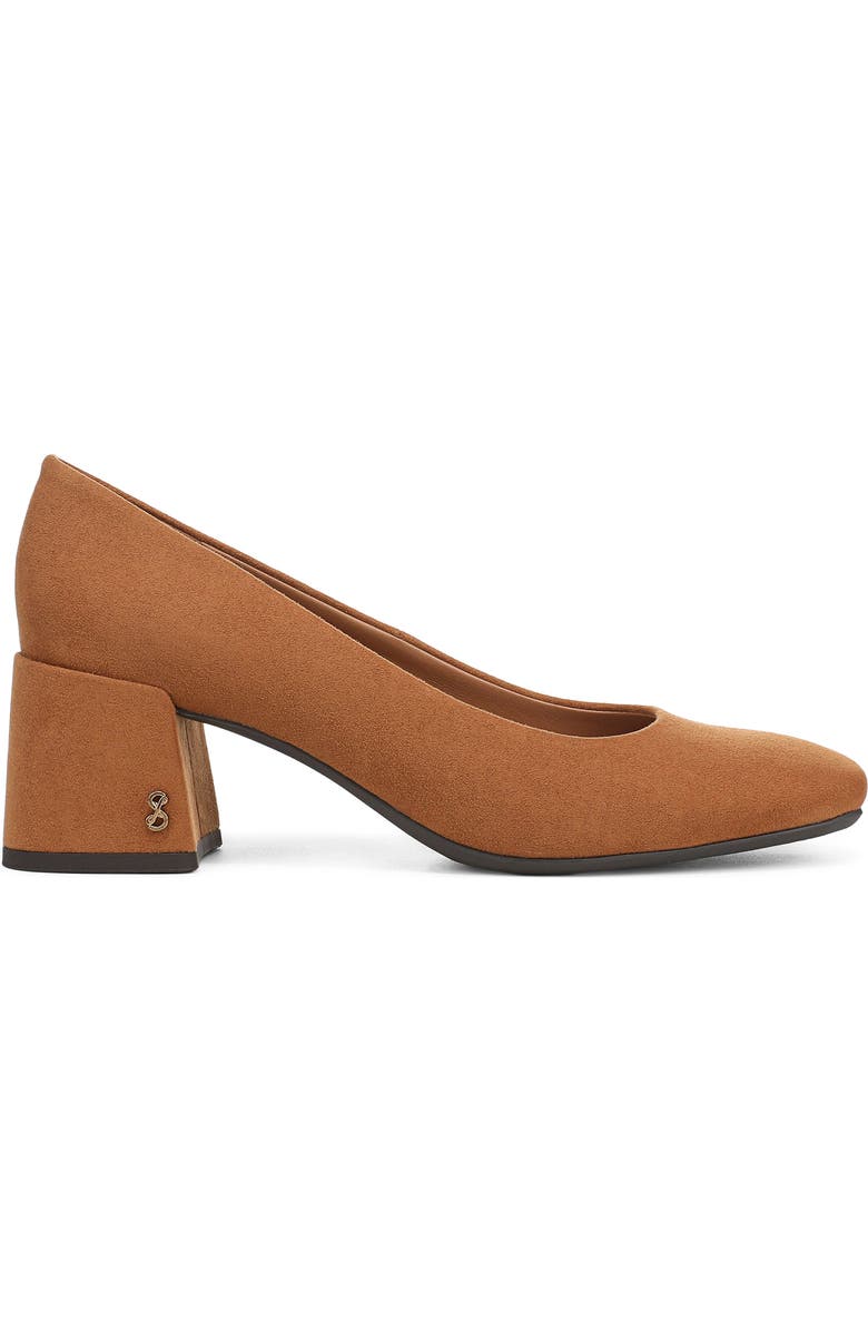SAM & LIBBY Gianella Square Toe Pump, Alternate, color, Ginger Brown
