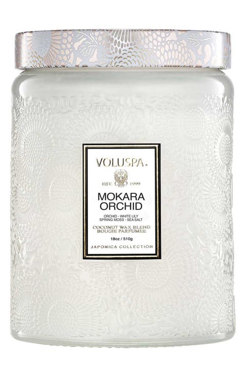 Mokara Orchid Large Jar Candle