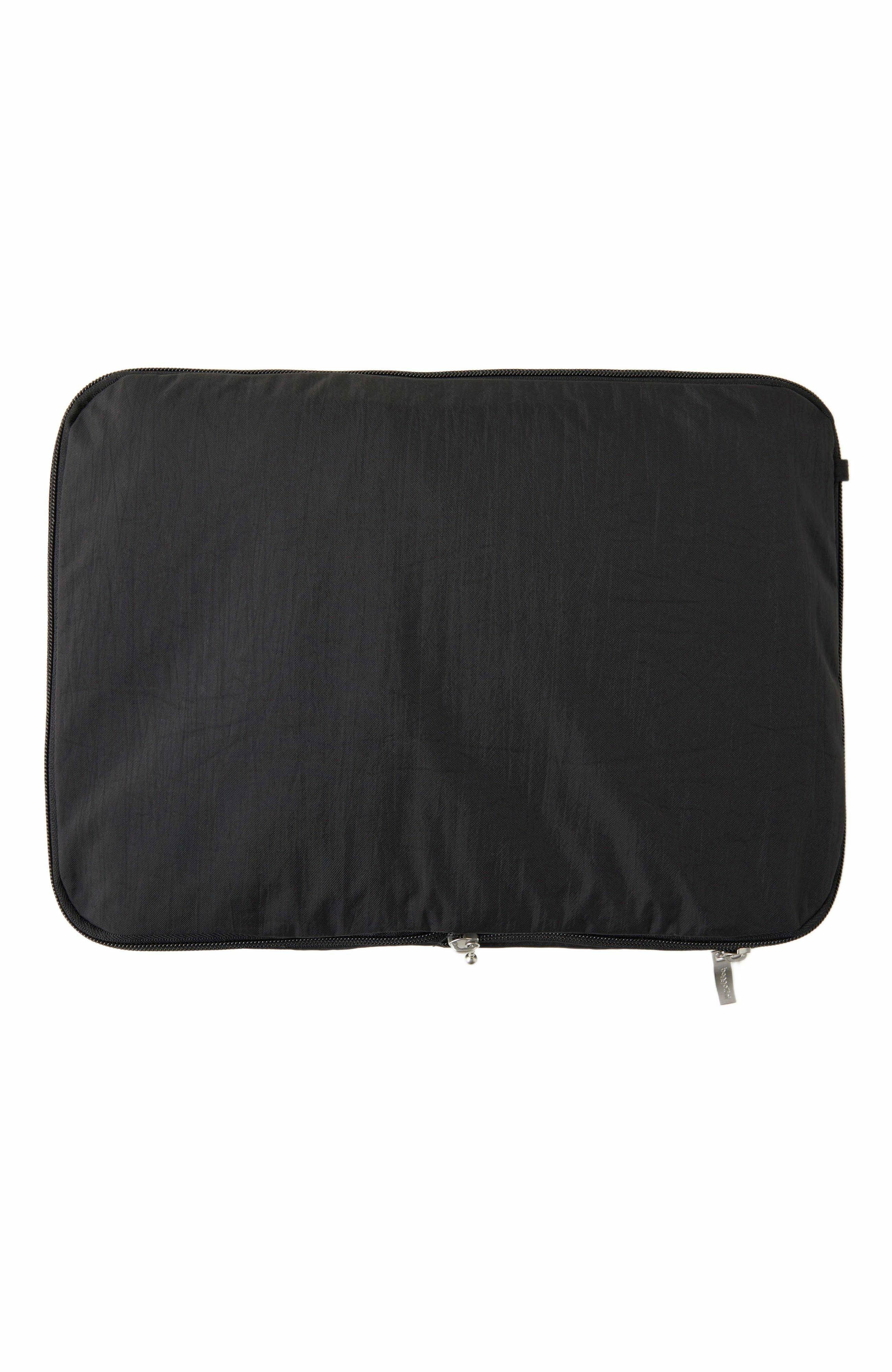 BAGGALLINI 2 Medium / 1 Large Compression Packing Cubes Travel Set, Main, color, Black