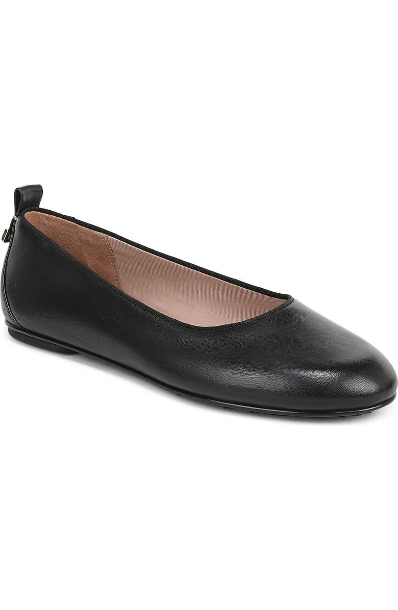 Naturalizer Ava Ballet Flat, Main, color, Black Leather