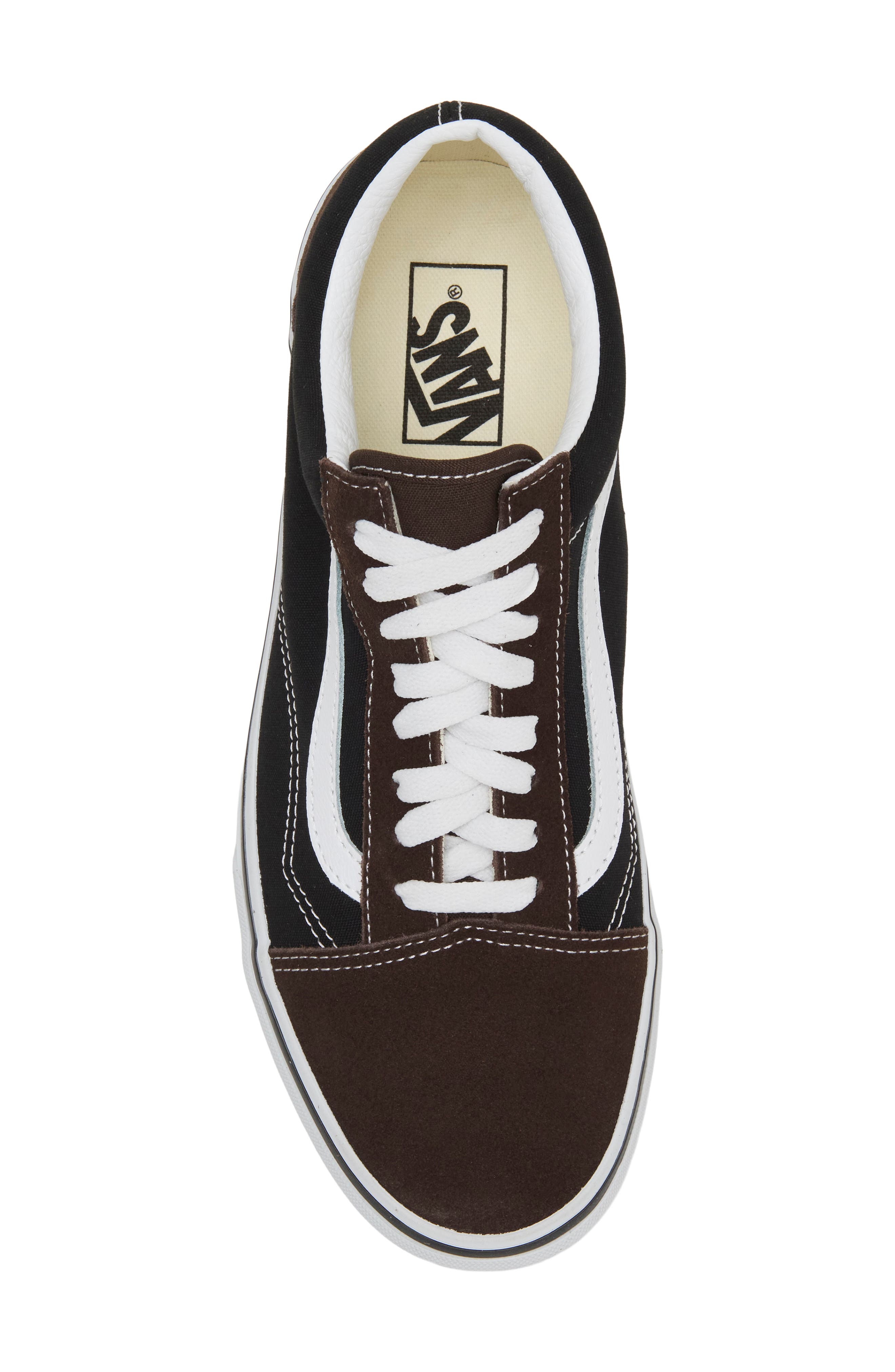 Old Skool Two-Tone Sneaker, Alternate, color, BLACK/ BROWN