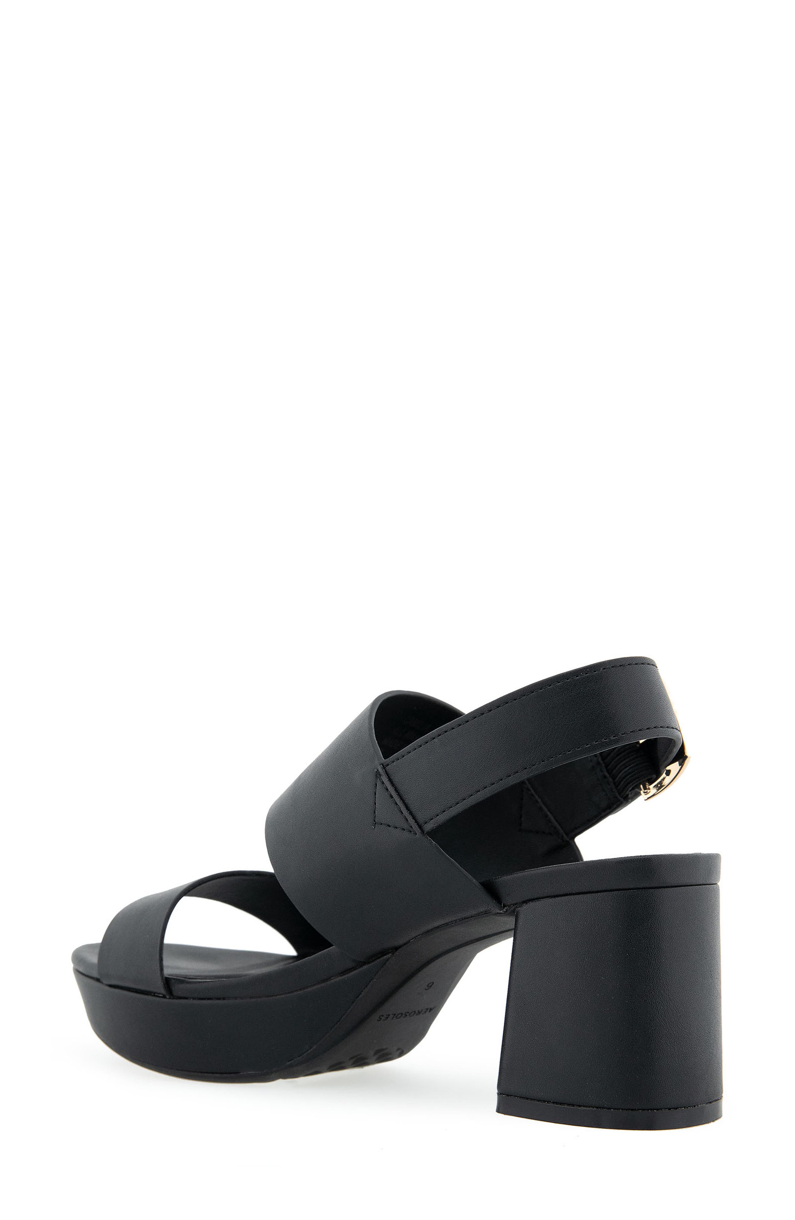 Aerosoles Camilia Platform Sandal, Alternate, color, Black Pu