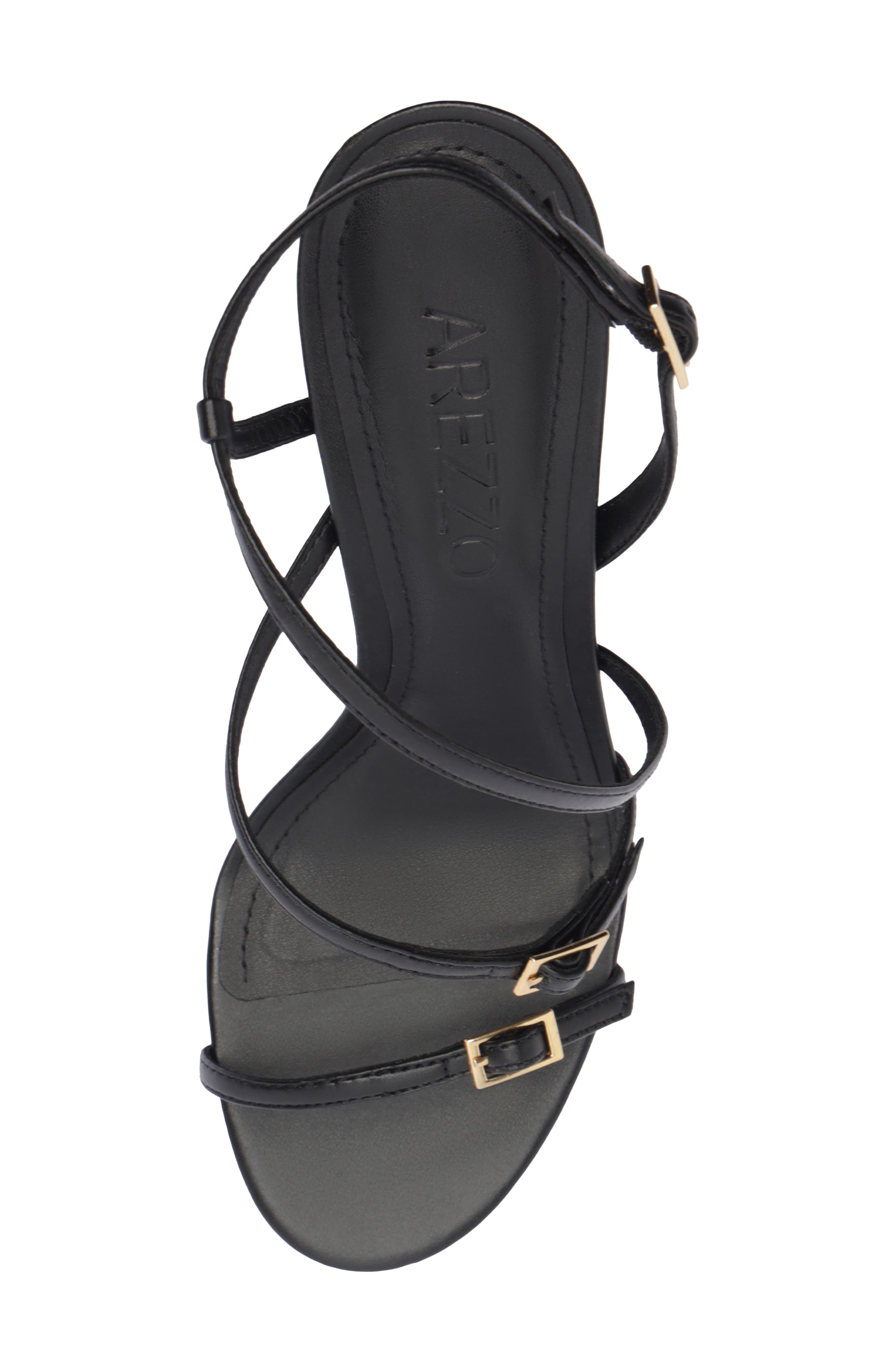 Lilian Strappy Stiletto Sandal, Alternate, color, BLACK