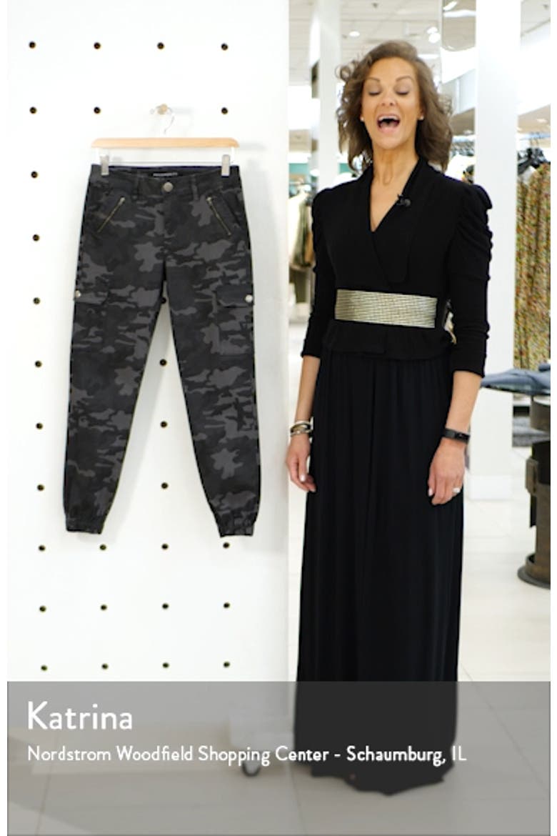 Camo Zip Pocket Denim Joggers video
