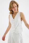 Monlicia Corinne Tailored Peplum Vest