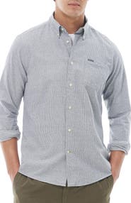 Barbour Turner Houndstooth Button-Down Shirt