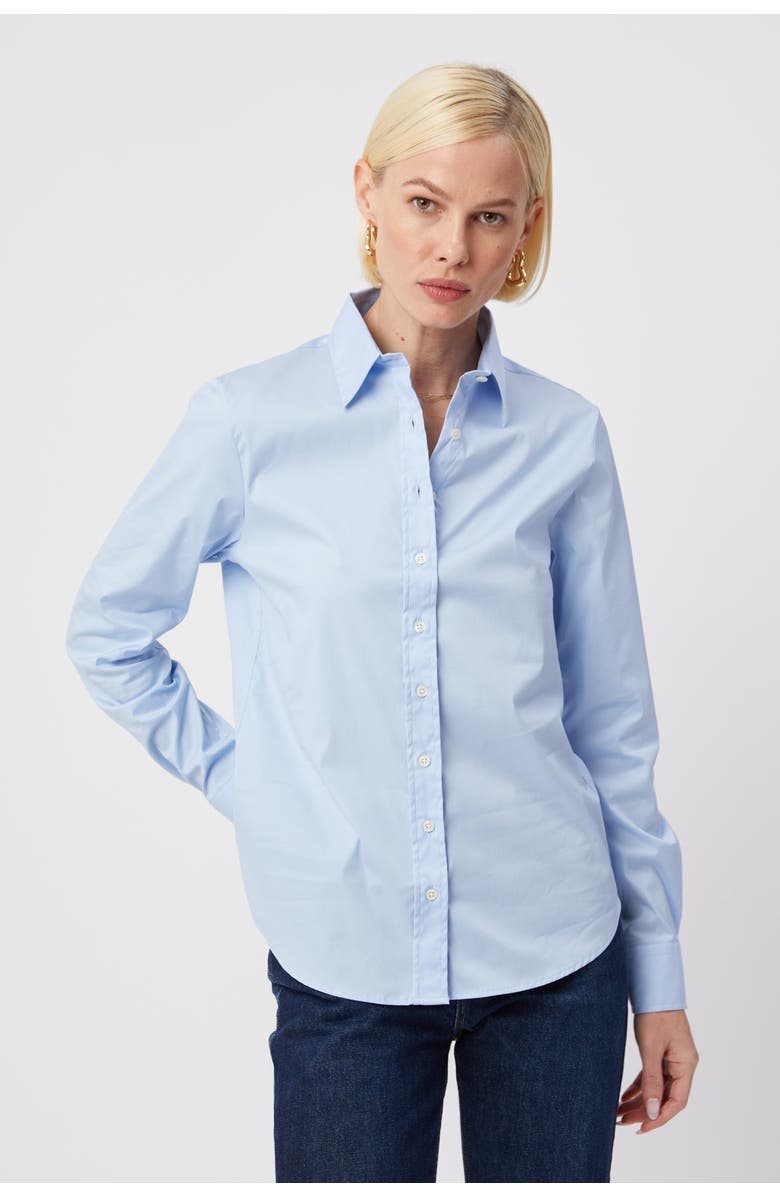 The Shirt by Rochelle Behrens The Icon Shirt, Alternate, color, Blue Dawn