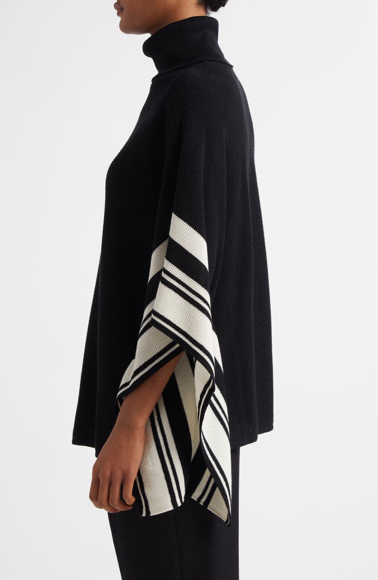 MARGARET O'LEARY Jane Border Print Cotton Poncho, Alternate, color, 