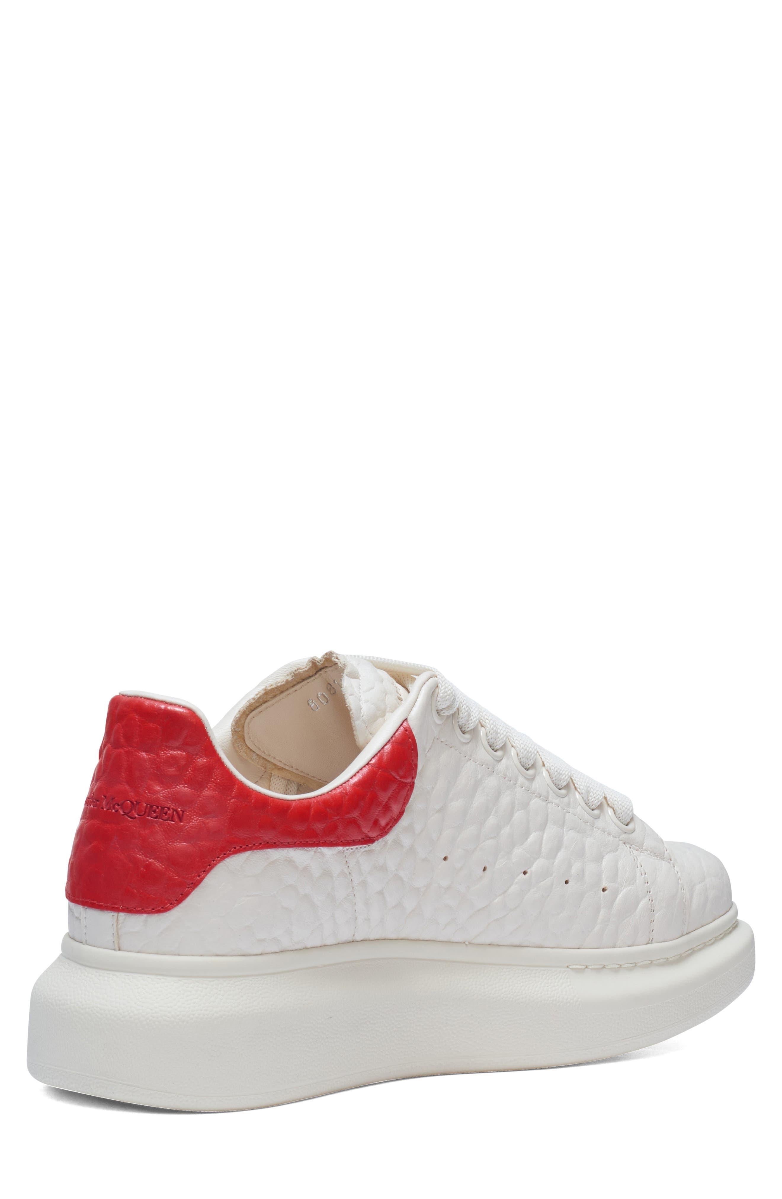 McQueen Oversized Sneaker, Alternate, color, White