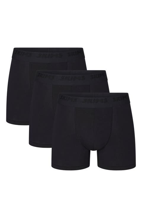 3-Pack 3-Inch Stretch Modal Boxer Briefs (Regular & Big)