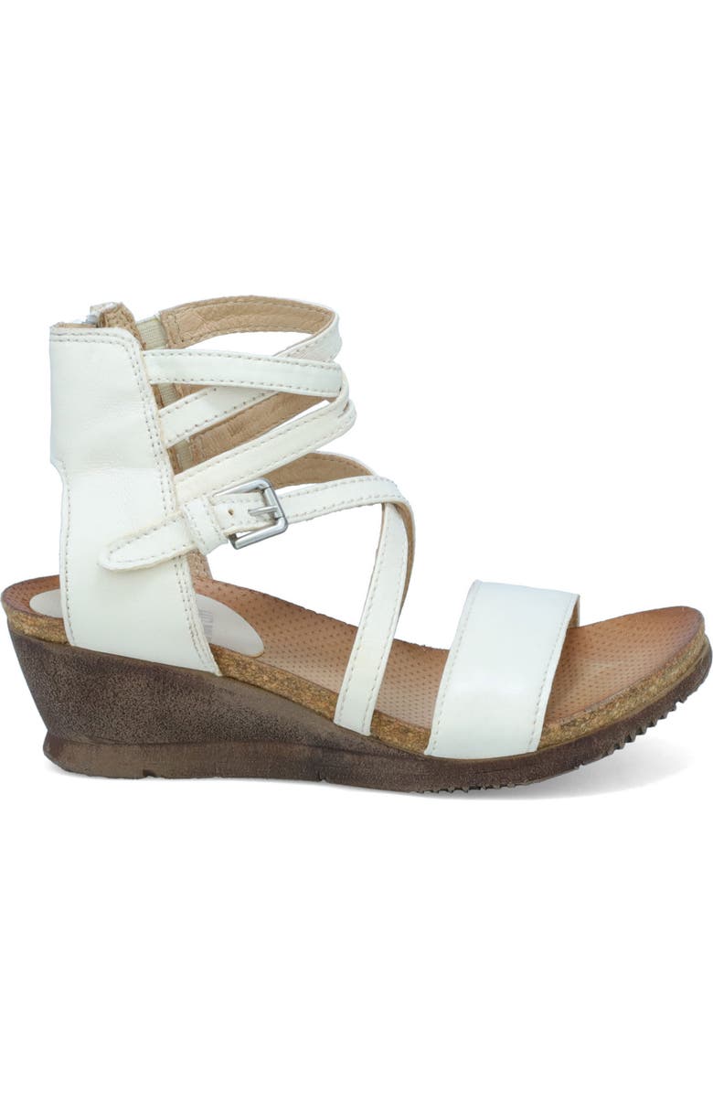 Miz Mooz Shay Strappy Wedge Sandal, Alternate, color, Linen