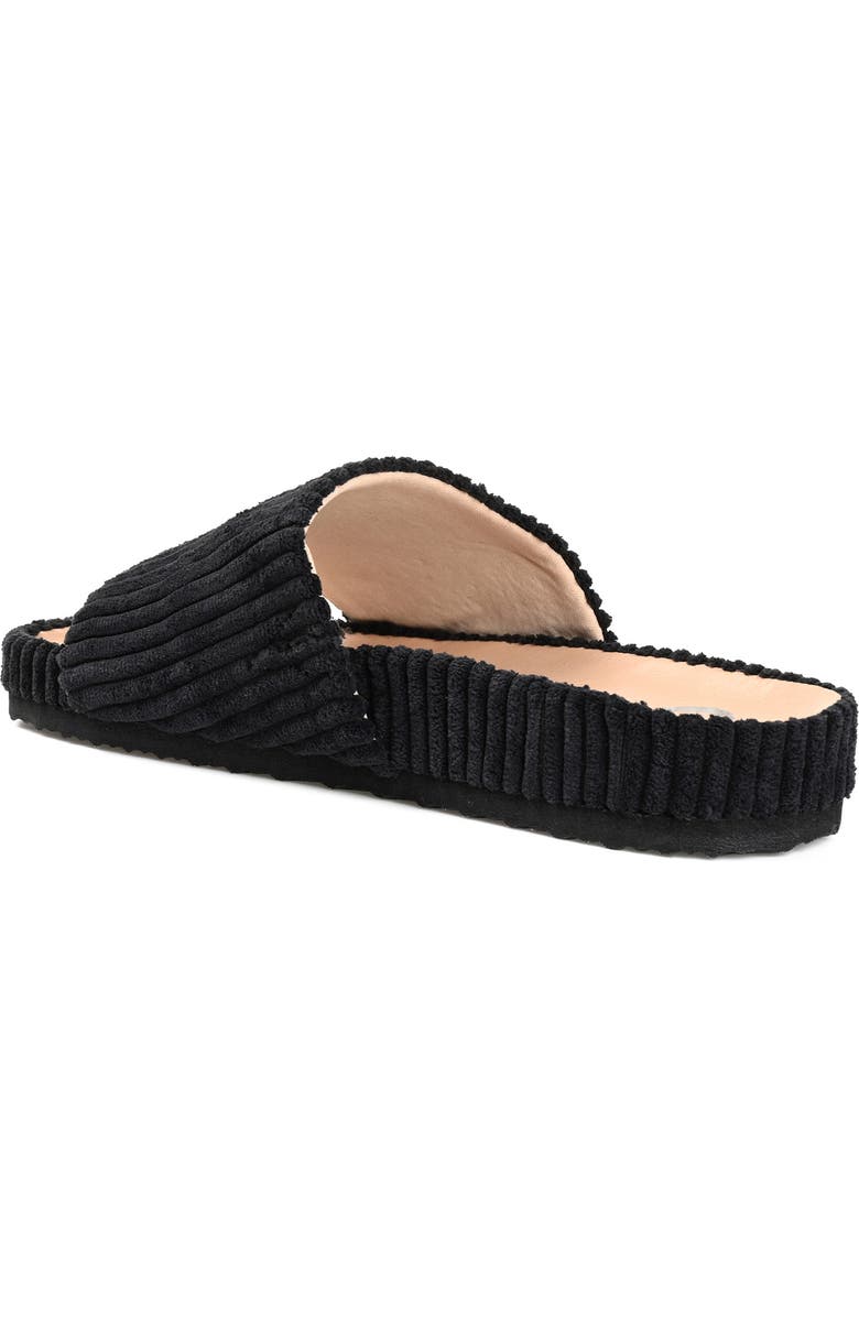 Journee Collection Aveline Ribbed Slide Slipper, Alternate, color,