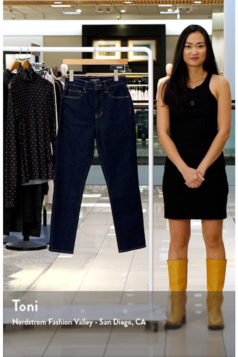 Alenah High Waist Slim Straight Leg Jeans video