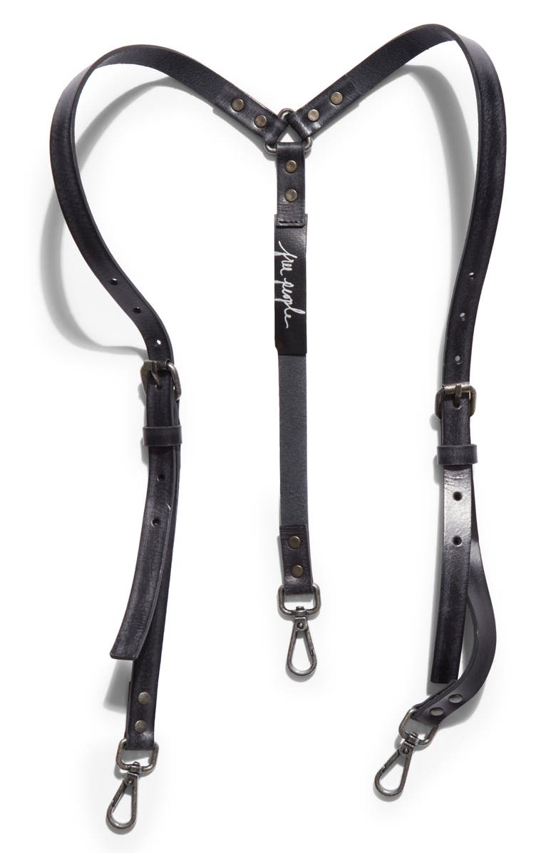 Free People Hold Me Up Suspenders, Main, color, 