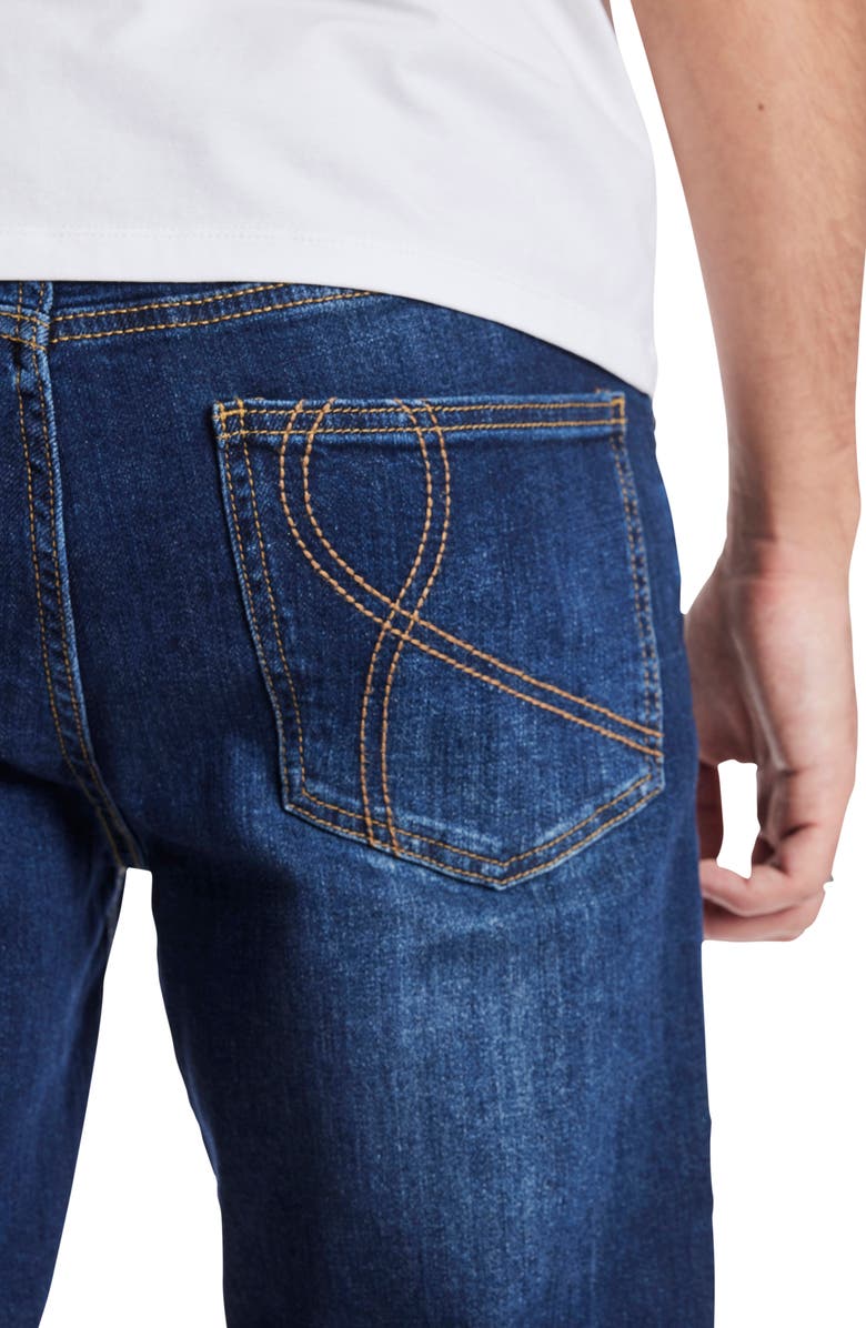 PAISLEY & GRAY Rebel Skinny Jeans, Alternate, color, Dark Blue