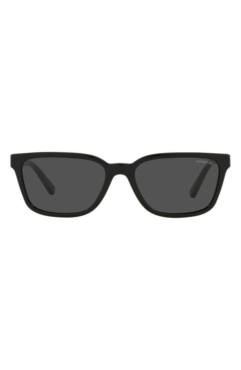 57mm Rectangular Sunglasses