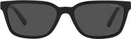 COACH 57mm Rectangular Sunglasses