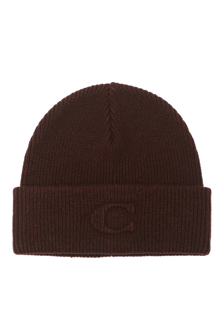 Rib Embossed Beanie, Alternate, color, MAPLE
