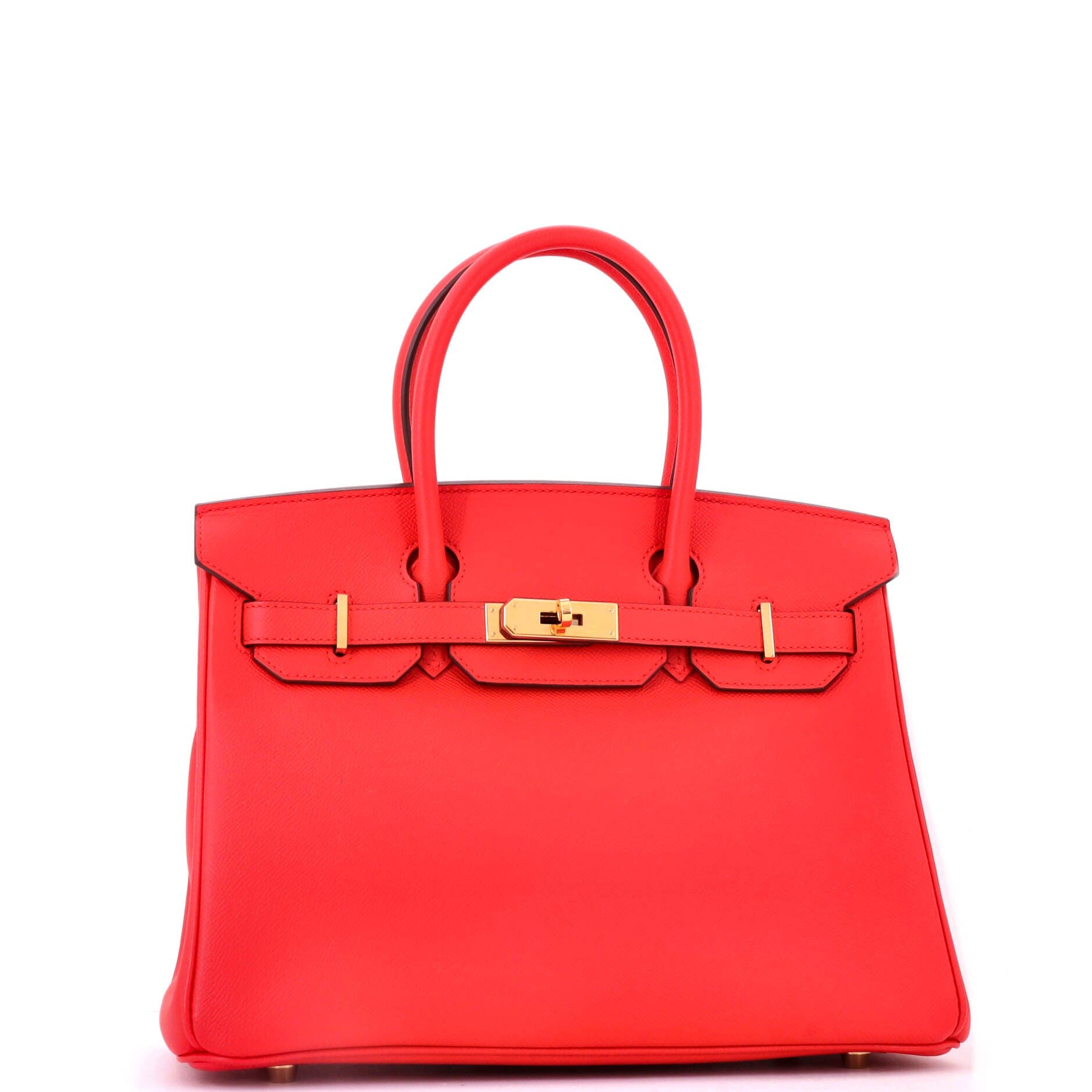 Birkin Handbag Red Epsom with Gold Hardware 30, Alternate, color, Red