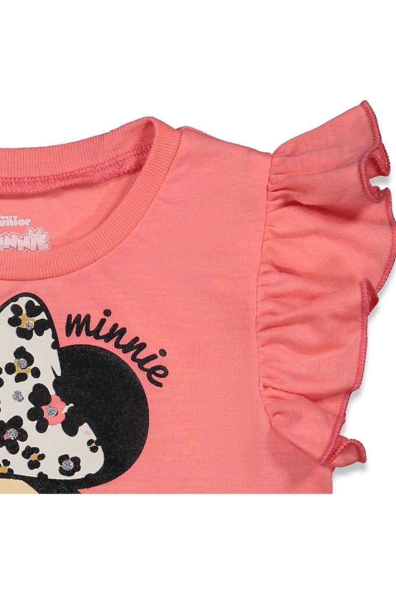 Minnie Mouse 2-Piece T-Shirt and Leggings Set, Alternate, color, Pink Ivory Floral