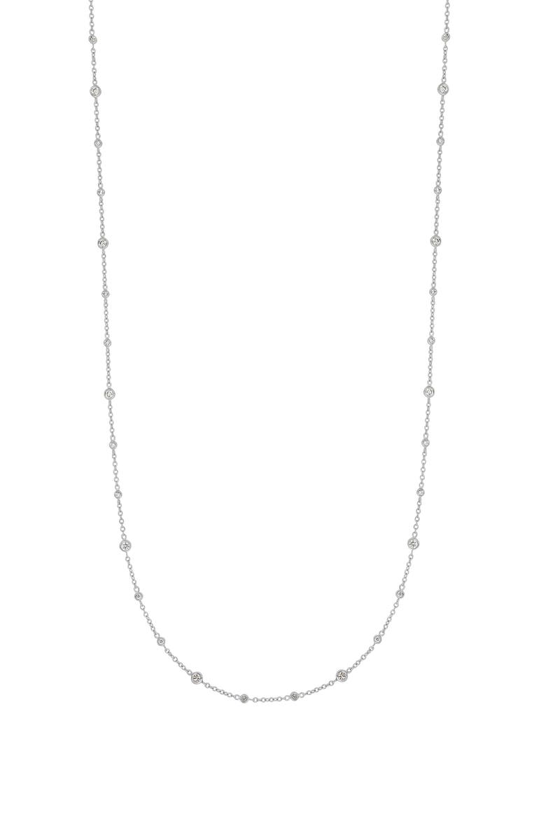 Bony Levy Monaco Long Diamond Station Necklace, Main, color, 