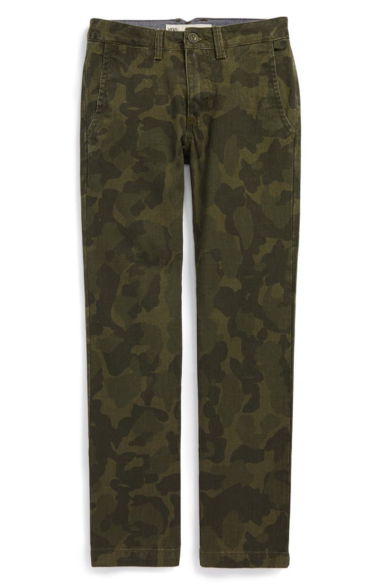 Vans 'Excerpt' Camo Chinos, Main, color,