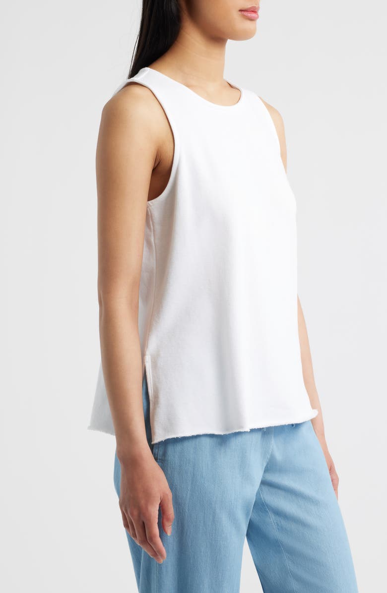 Eileen Fisher Boxy Side Slit Tank, Alternate, color,