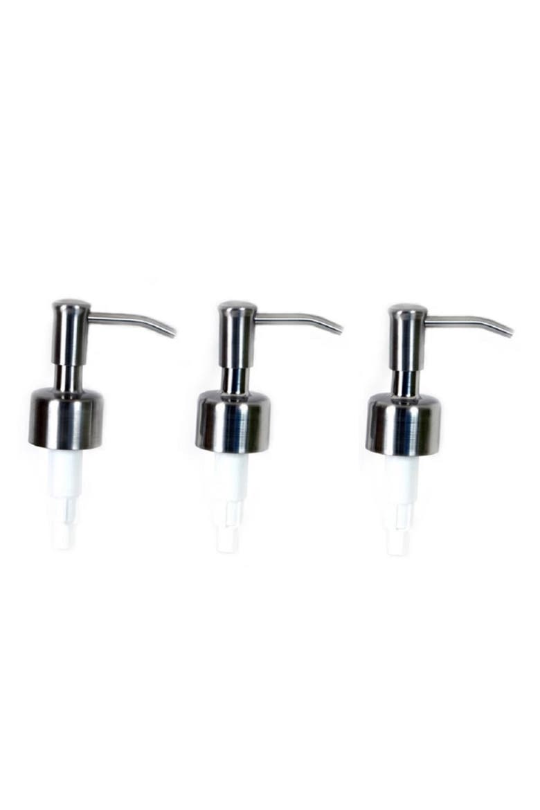 3-Pack Replacement Lotion/Soap Pump, Main, color, SILVER