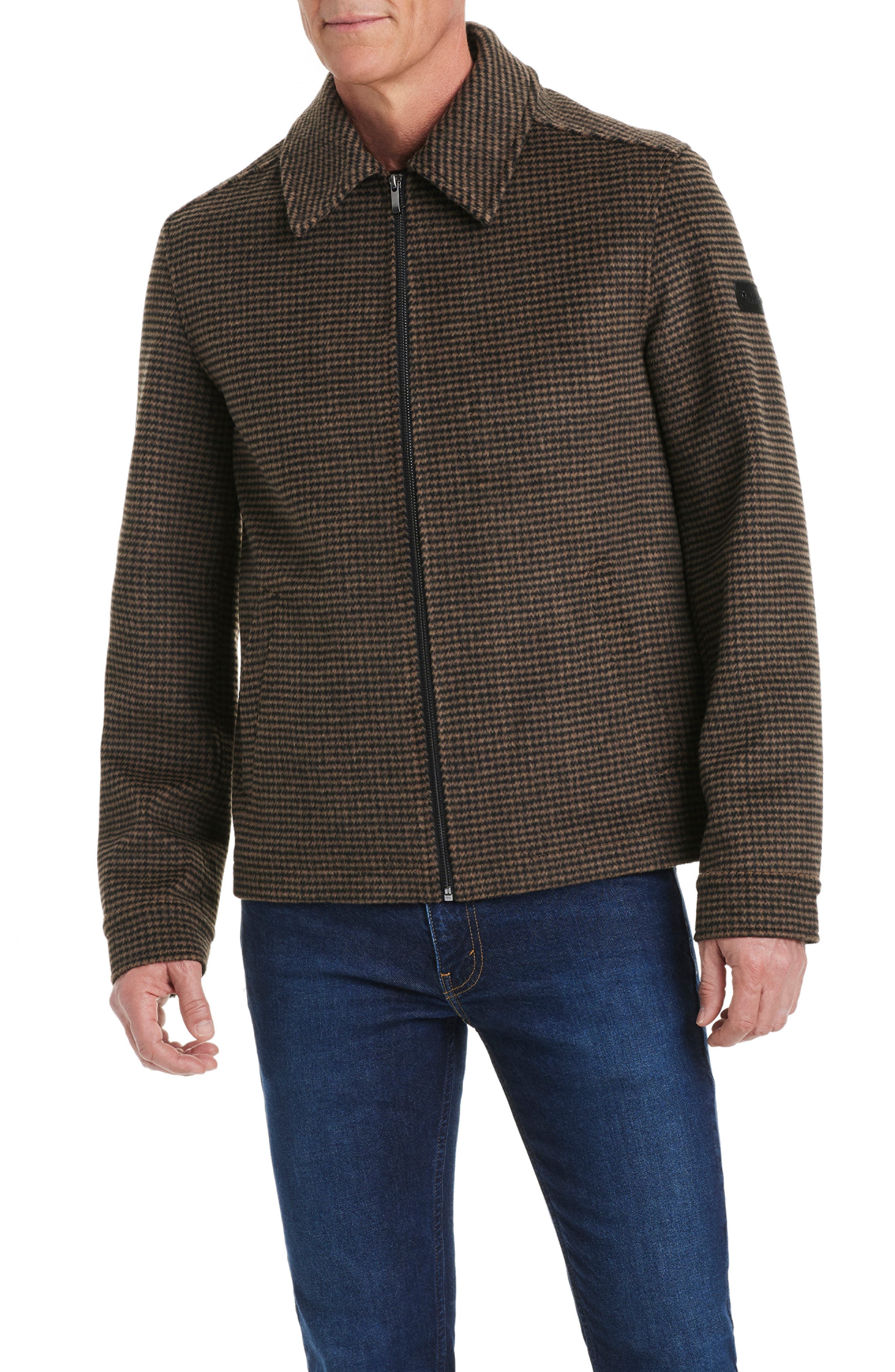 Мужские куртки Vince Camuto Plaid Flannel Zip Jacket — фото 4