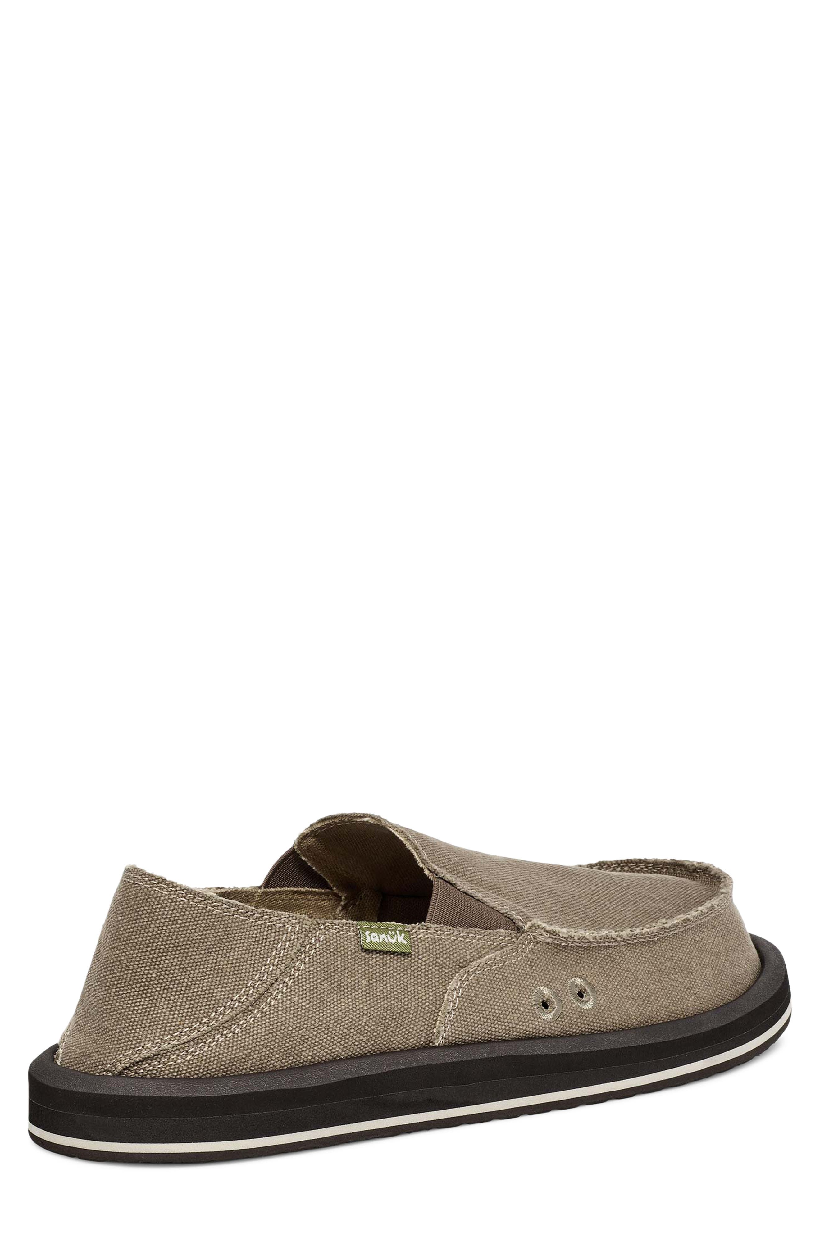 Donny Canvas Slip-On, Alternate, color, BROWN
