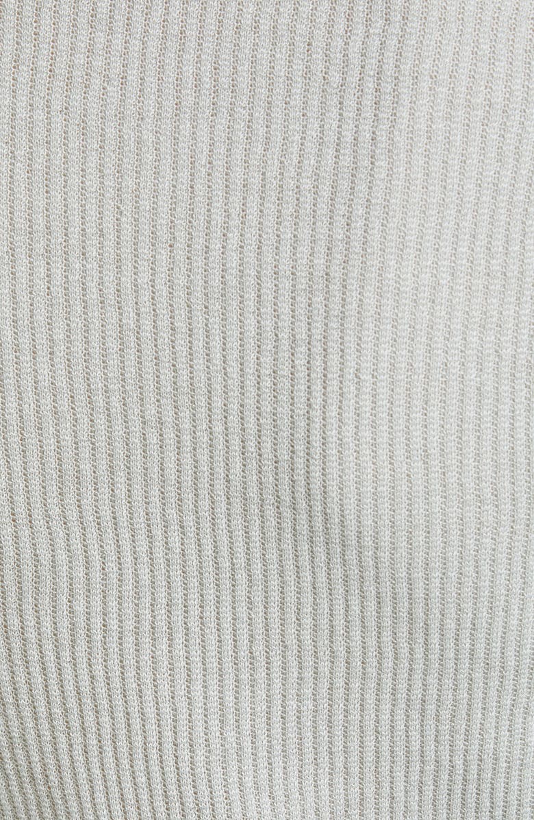 Vince Ribbed Marled Cotton Crewneck Sweater, Alternate, color,
