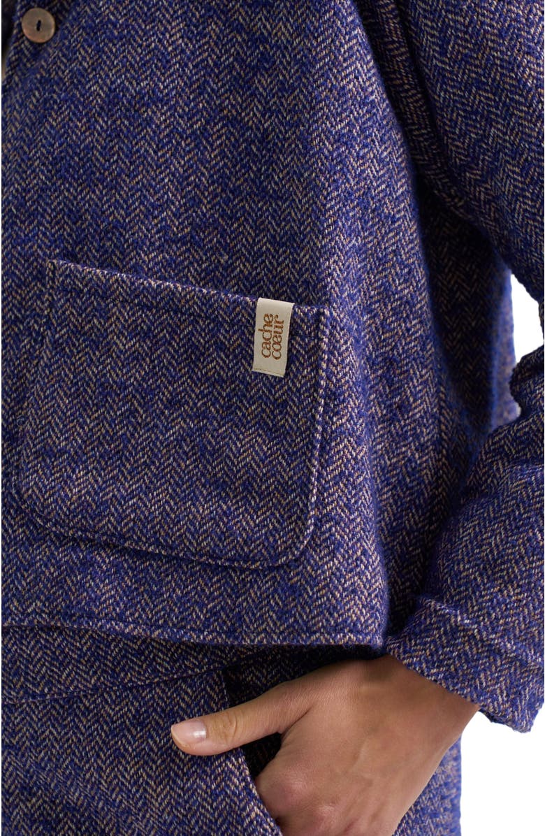 Cache Coeur Pippa Maternity Jacket, Alternate, color, Blue