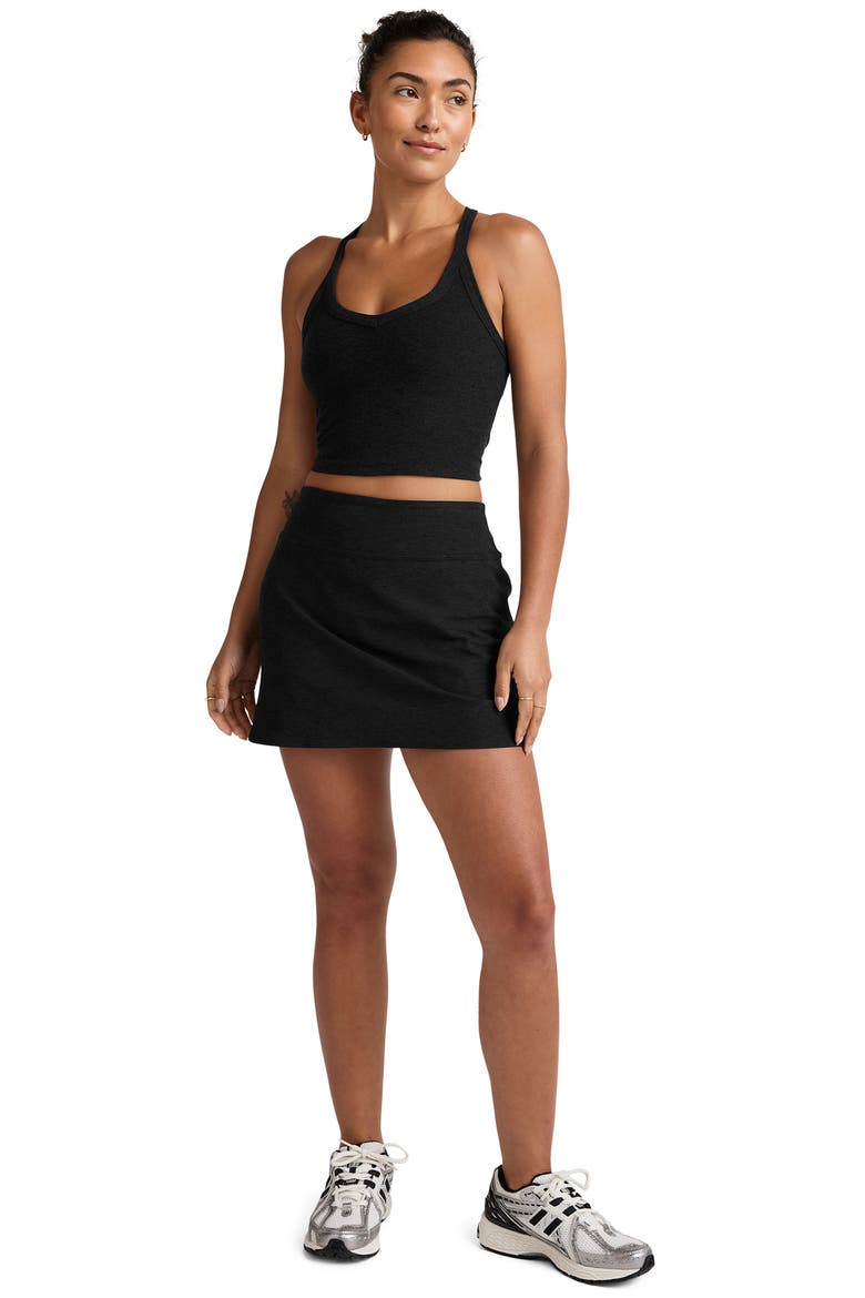 Space Dye On the Up Crop Tank, Alternate, color, DARKEST NIGHT