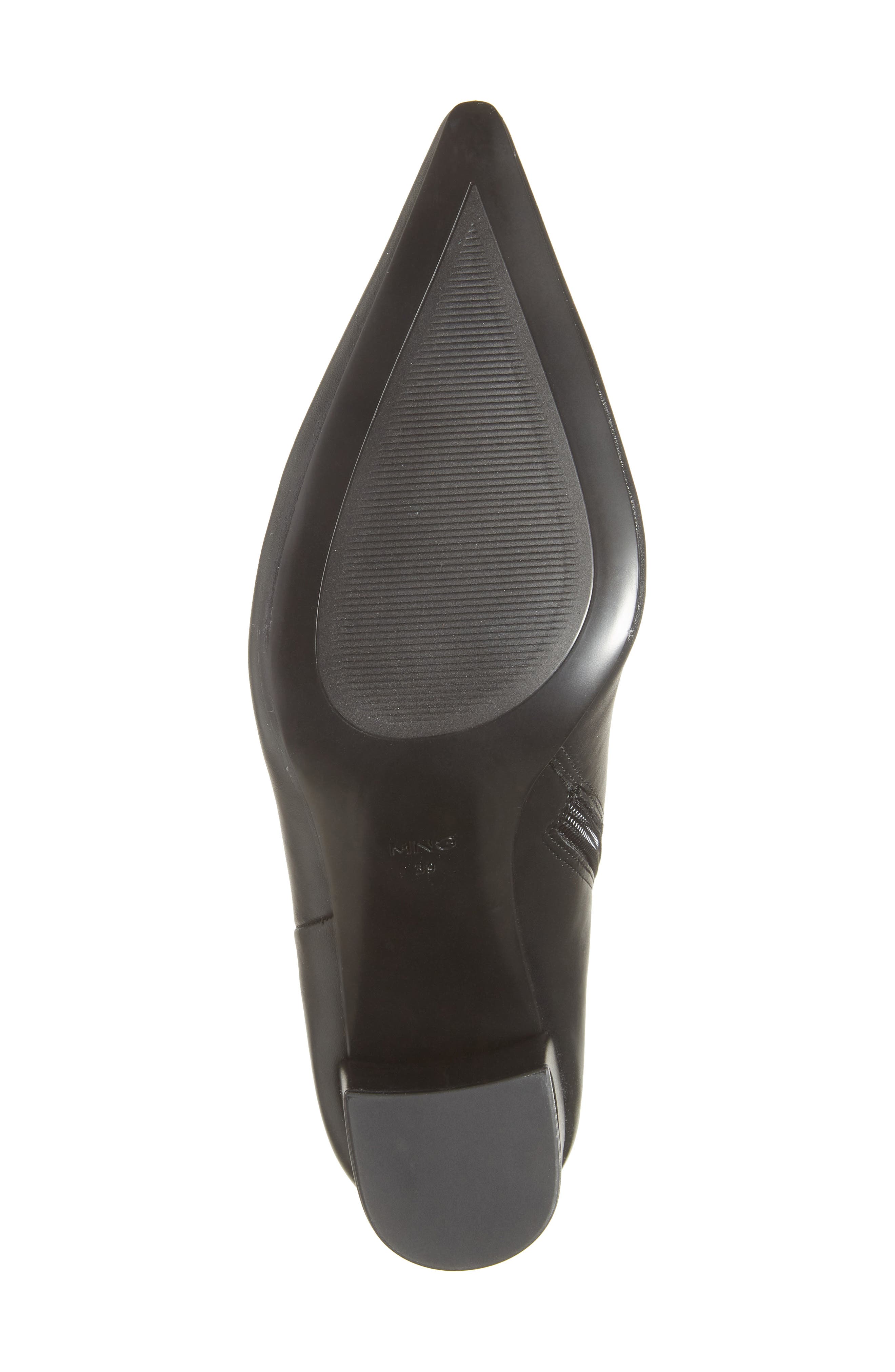 MANGO Cobo Block Heel Bootie, Alternate, color, Black