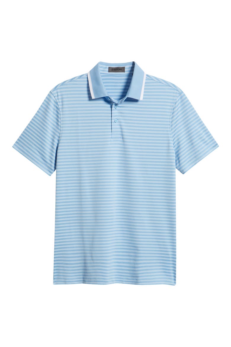 Stripe Mesh Golf Polo, Alternate, color, BAJA