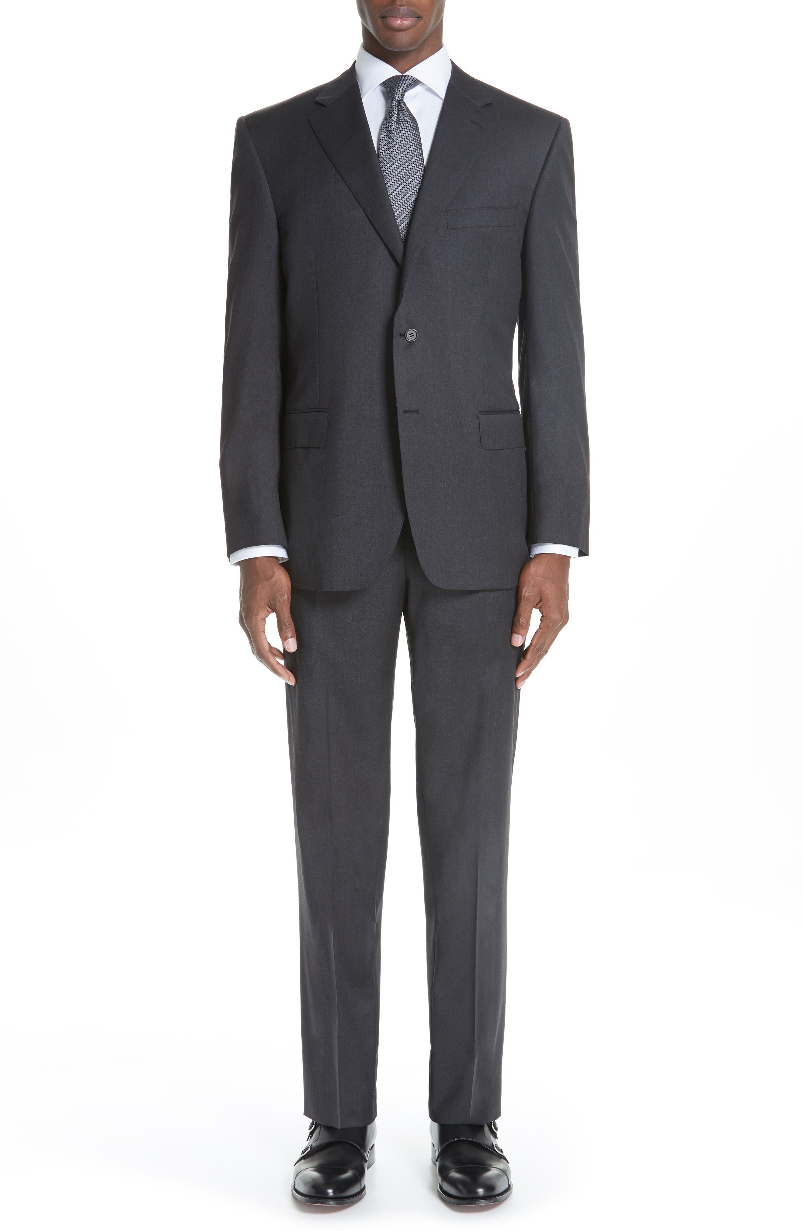 Canali Classic Fit Wool Suit